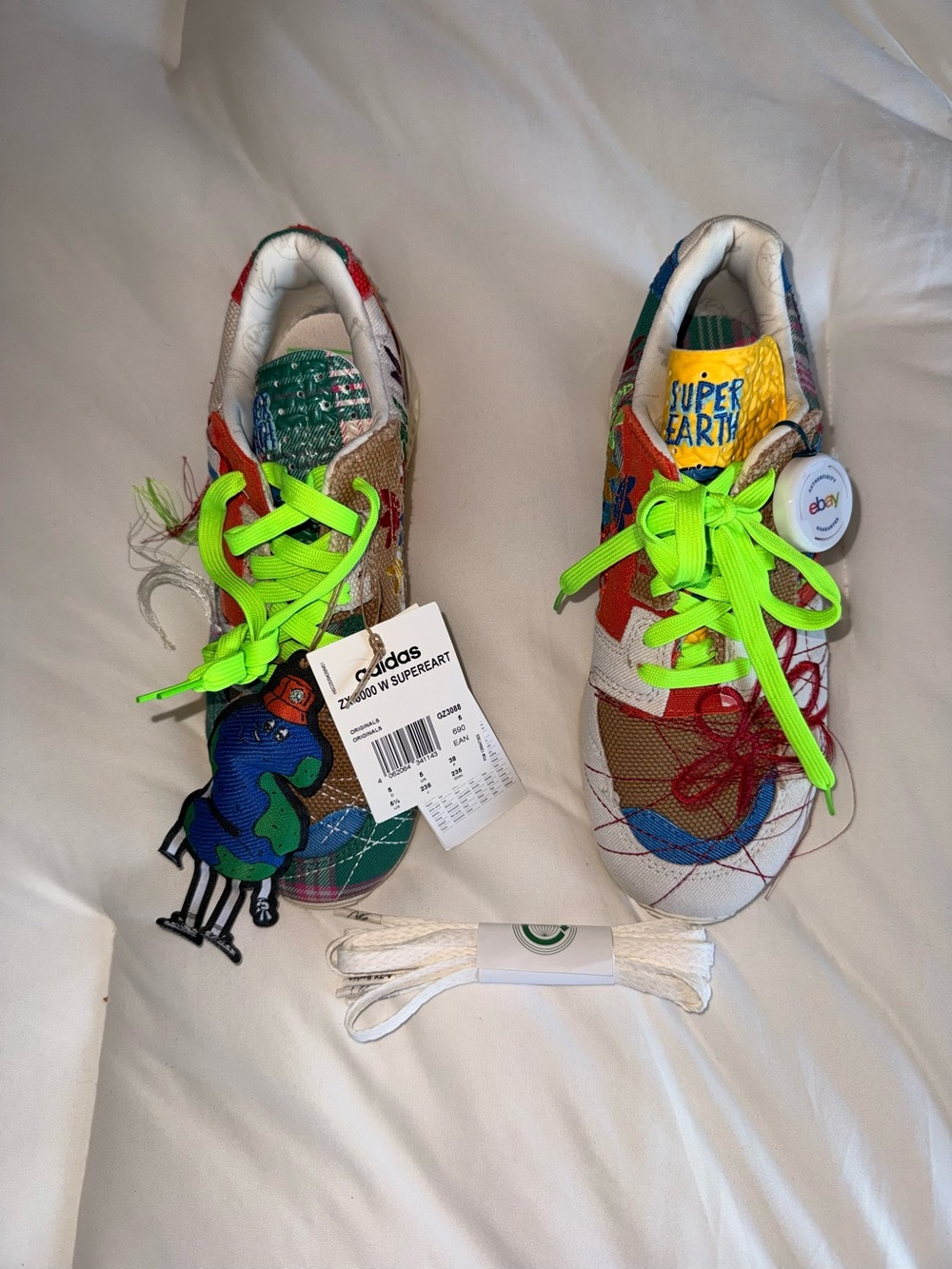 Sean Wotherspoon and Adidas ZX 8000 Multicolor Super Earth Sneakers